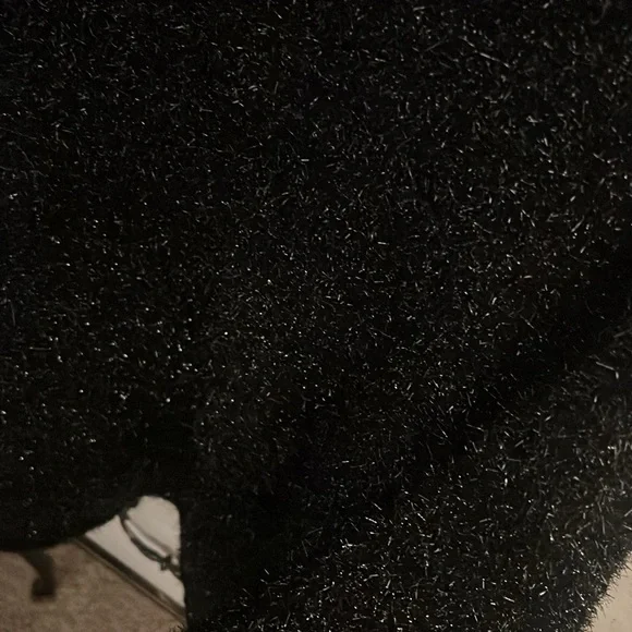 H&M black sparkly sweater size medium - Picture 3 of 3